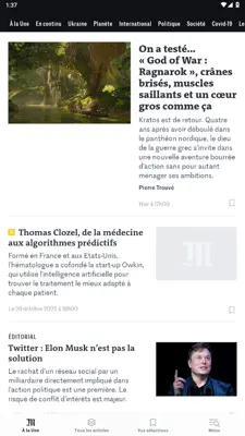 Le Monde android App screenshot 2