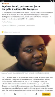 Le Monde android App screenshot 4