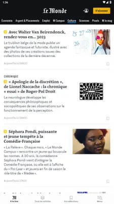 Le Monde android App screenshot 5