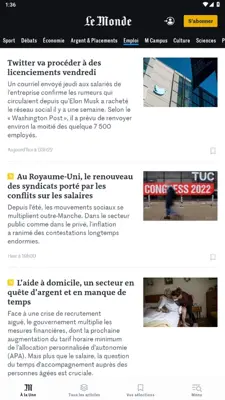 Le Monde android App screenshot 6