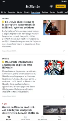 Le Monde android App screenshot 7