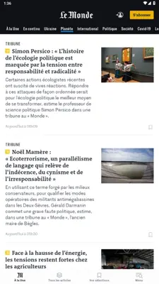 Le Monde android App screenshot 8